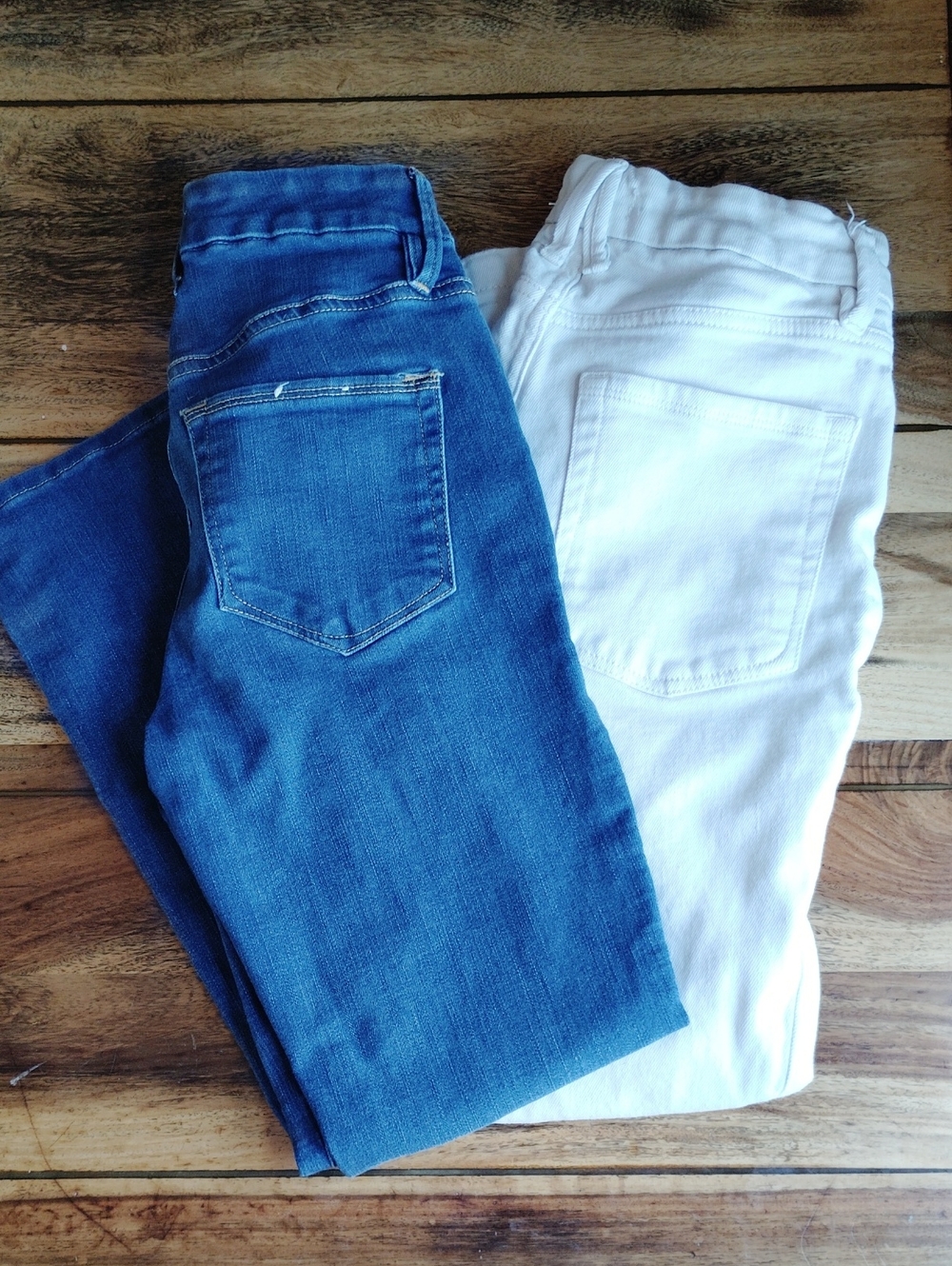 Lot Of 2 Good American Straight Leg Jeans Sz 25